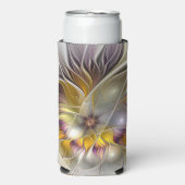 Abstracte kleurrijke Fantasy Flower Modern Fractal (Seltzer Voorkant)