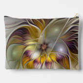 Abstracte kleurrijke Fantasy Flower Modern Fractal Etui (Achterkant)