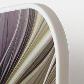 Abstracte kleurrijke Fantasy Flower Modern Fractal Pickleball Paddle (Links Detail)