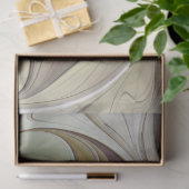 Abstracte kleurrijke Fantasy Flower Modern Fractal Tissuepapier (Geschenk)