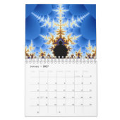 Abstracte kleurrijke fractale ArtCollection Kalender (Jan 2027)