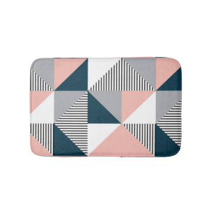 Abstracte kleurrijke geometrie badmat