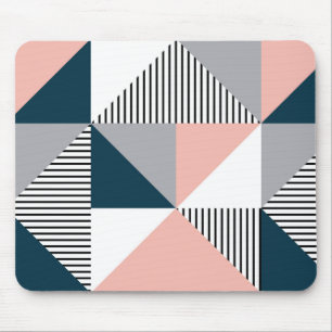 Abstracte kleurrijke geometrie muismat
