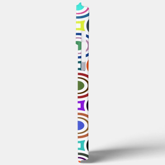 Abstracte kleurrijke geometrische cirkels Case-Mate iPhone case (Achterkant / Links)