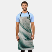 Abstracte kleurrijke keuken Schort (Gedragen)