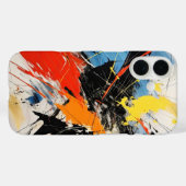 Abstracte Kleurrijke Kunst Case-Mate iPhone Case (Achterkant (horizontaal))