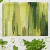 Abstracte kleurrijke kunstkeukenhanddoeken theedoek (Gevouwen)