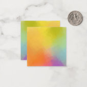 Abstracte kleurrijke lege Sjabloon Elegant aangepa (Voorkant / Achterkant in situ)