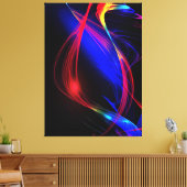 Abstracte Kleurrijke Lichten Canvas Print (Insitu (Woonkamer))