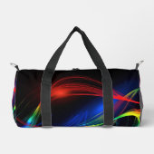 Abstracte kleurrijke lichten plunjezak (Voorkant)