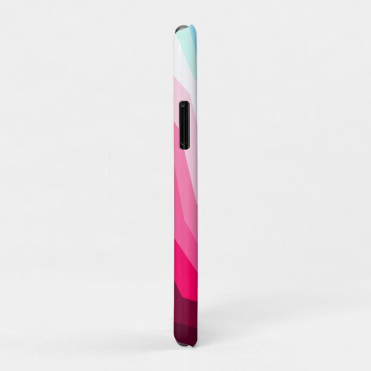 Abstracte kleurrijke magenta ijsblauwe cyaan minim Case-Mate iPhone case (Achterkant/rechts)