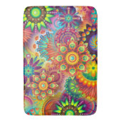 Abstracte kleurrijke multi-Room Home Rug of Mat (Voorkant Verticaal)