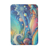 Abstracte kleurrijke oceaan Zee Badmat (Voorkant Verticaal)