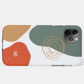 Abstracte kleurrijke organische vormen samenstelli Case-Mate iPhone case (Achterkant (horizontaal))