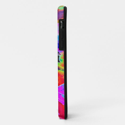 Abstracte kleurrijke psychedelische chakra zonnebl Case-Mate iPhone case (Achterkant/links)