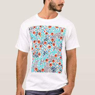 Abstracte Kleurrijke Rozen: Bloemen T-shirt