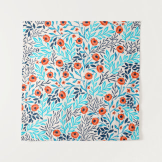 Abstracte Kleurrijke Rozen:  Bloemen Wandkleed