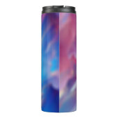 Abstracte kleurrijke spikes thermosbeker (Achterkant)