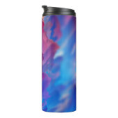 Abstracte kleurrijke spikes thermosbeker (Geroteerd rechts)