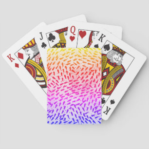 Abstracte Kleurrijke Stippen Pokerkaarten