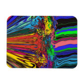 Abstracte kleurrijke strijders / fijngemaakt en ge magneet (Horizontaal)