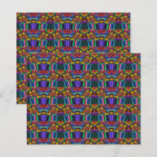 Abstracte kleurrijke strijders / fijngemaakt / hal