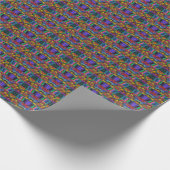 Abstracte kleurrijke strijders / fijngemaakt / hal cadeaupapier (Hoek)