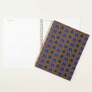 Abstracte kleurrijke strijders / fijngemaakt / hal planner