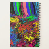 Abstracte kleurrijke strijders / fijngemaakt / planner (Achterkant)