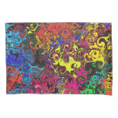 Abstracte kleurrijke strijders / kussensloop (Voorkant)