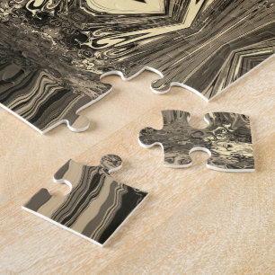 Abstracte kleurrijke strijders P & P Half Brick Se Legpuzzel