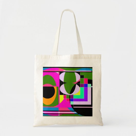 Abstracte kleurrijke tas (Voorkant)