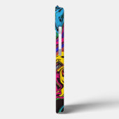 Abstracte kleurrijke tweekleurig / fijngemaakt / Case-Mate iPhone case (Achterkant / Links)