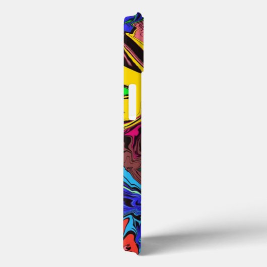 Abstracte kleurrijke tweekleurig / fijngemaakt / Case-Mate iPhone case (Achterkant / Rechts)