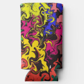 Abstracte kleurrijke tweeling / (Achterkant)