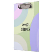 Abstracte kleurrijke vormen klembord (Links)