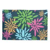 Abstracte kleurrijke vuurwerkbloemen Kussensloop (Achterkant)