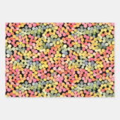 Abstracte kleurrijke Waterverf Stippen Inpakpapier Vel (Voorkant)