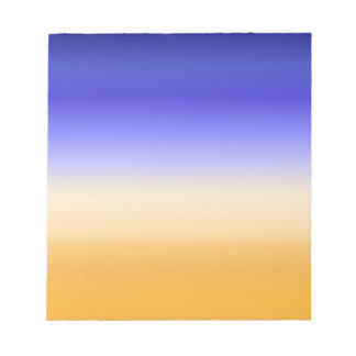 abstracte kleurrijke zonsopgang geïnspireerde kuns notitieblok