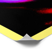 Abstracte kleurspatten poster (Hoek)