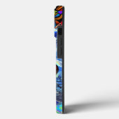 Abstracte kleurstof Case-Mate iPhone case (Achterkant / Links)