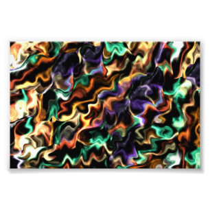 abstracte kleurstof foto afdruk