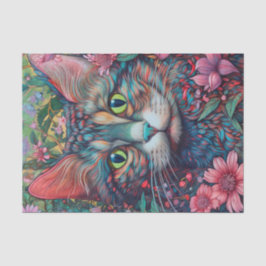 Abstracte kleurstof tissuepapier