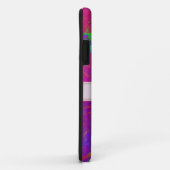 Abstracte kleurstofmonogram Case-Mate iPhone case (Achterkant/rechts)