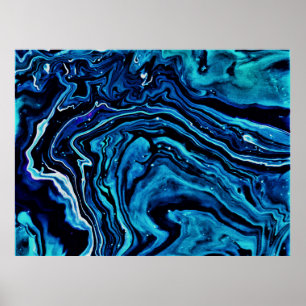 Abstracte kleurstudie 137, poster