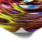 Abstracte kleurstudie 145, poster (Hoek)