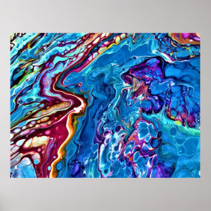 Abstracte Kleurstudie 148, Poster