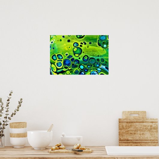 Abstracte kleurstudie 159, poster (Keuken)