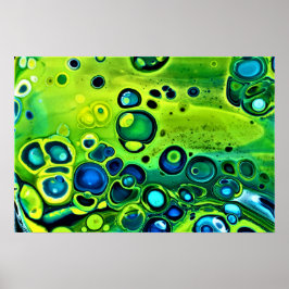 Abstracte kleurstudie 159, poster