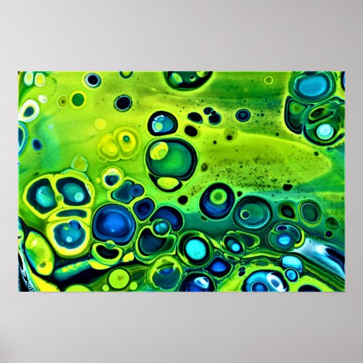 Abstracte kleurstudie 159, poster (Voorkant)